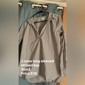 J crew long sleeve top